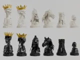 ♟️JUEGO DE AJEDREZ - CORONA DE HUESOS 3D-0