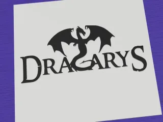 Dracarys dragon Game of Thrones black white design