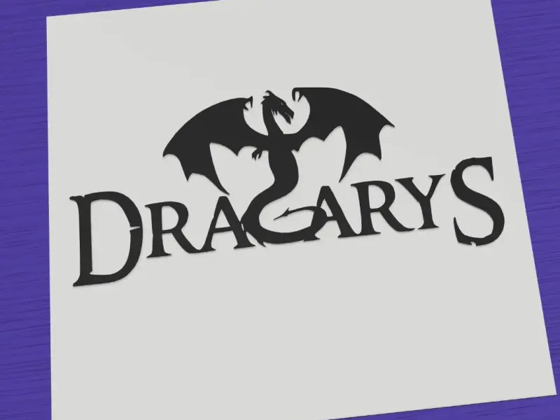Dracarys dragon Game of Thrones black white design