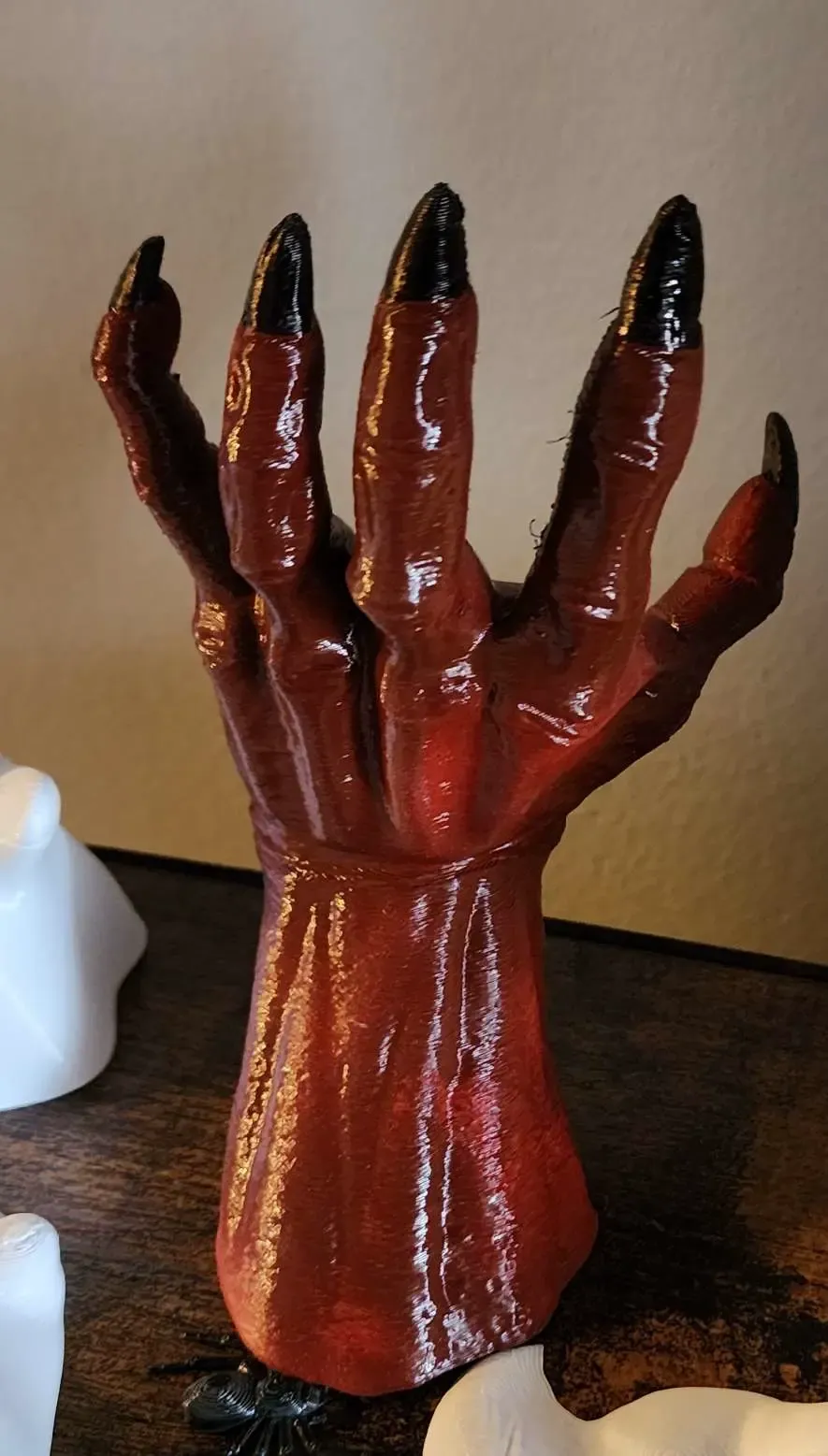 devil hand reaching out 