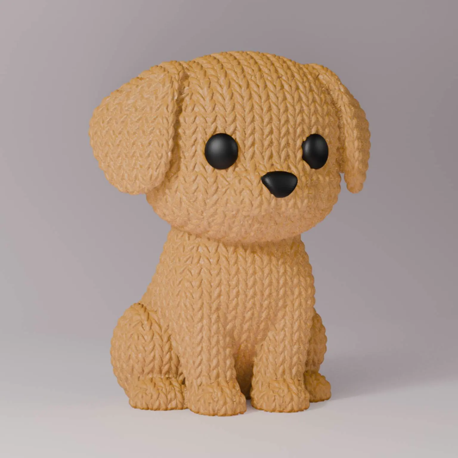 3D Printer Files | 3MF File | KNITTED DOG
