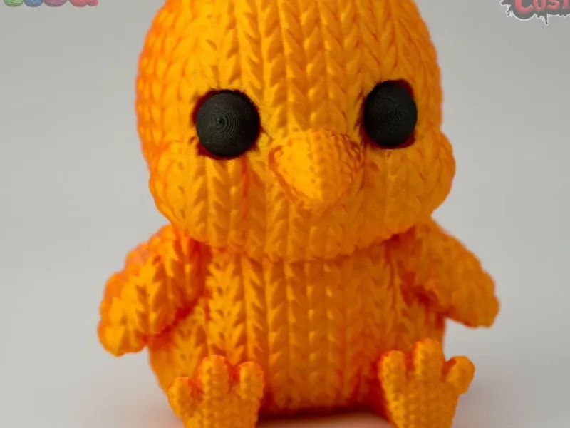 Knitted Chick – Tiny and Cheerful!