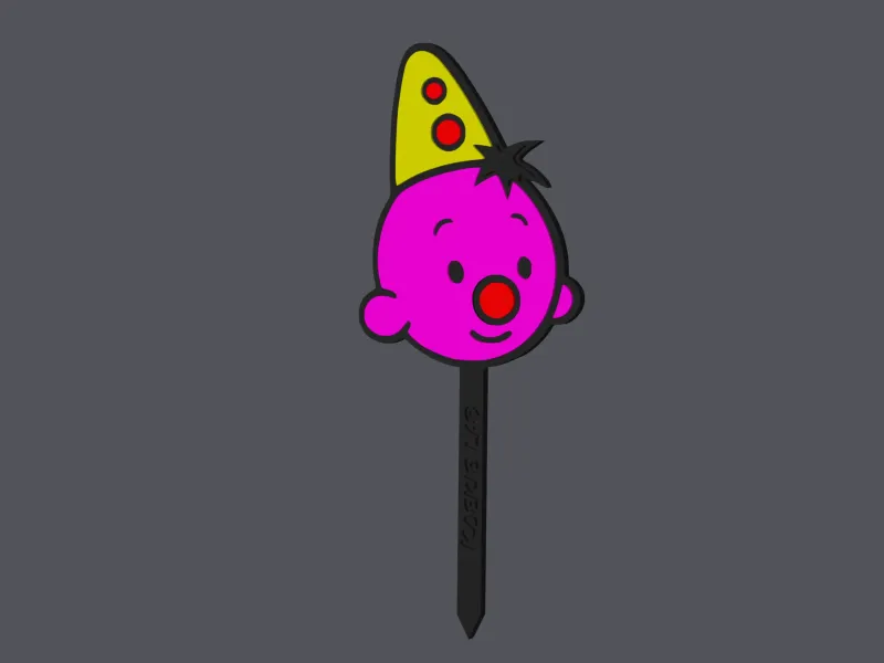 Bumba Clown - Caketopper & Cupcaketopper