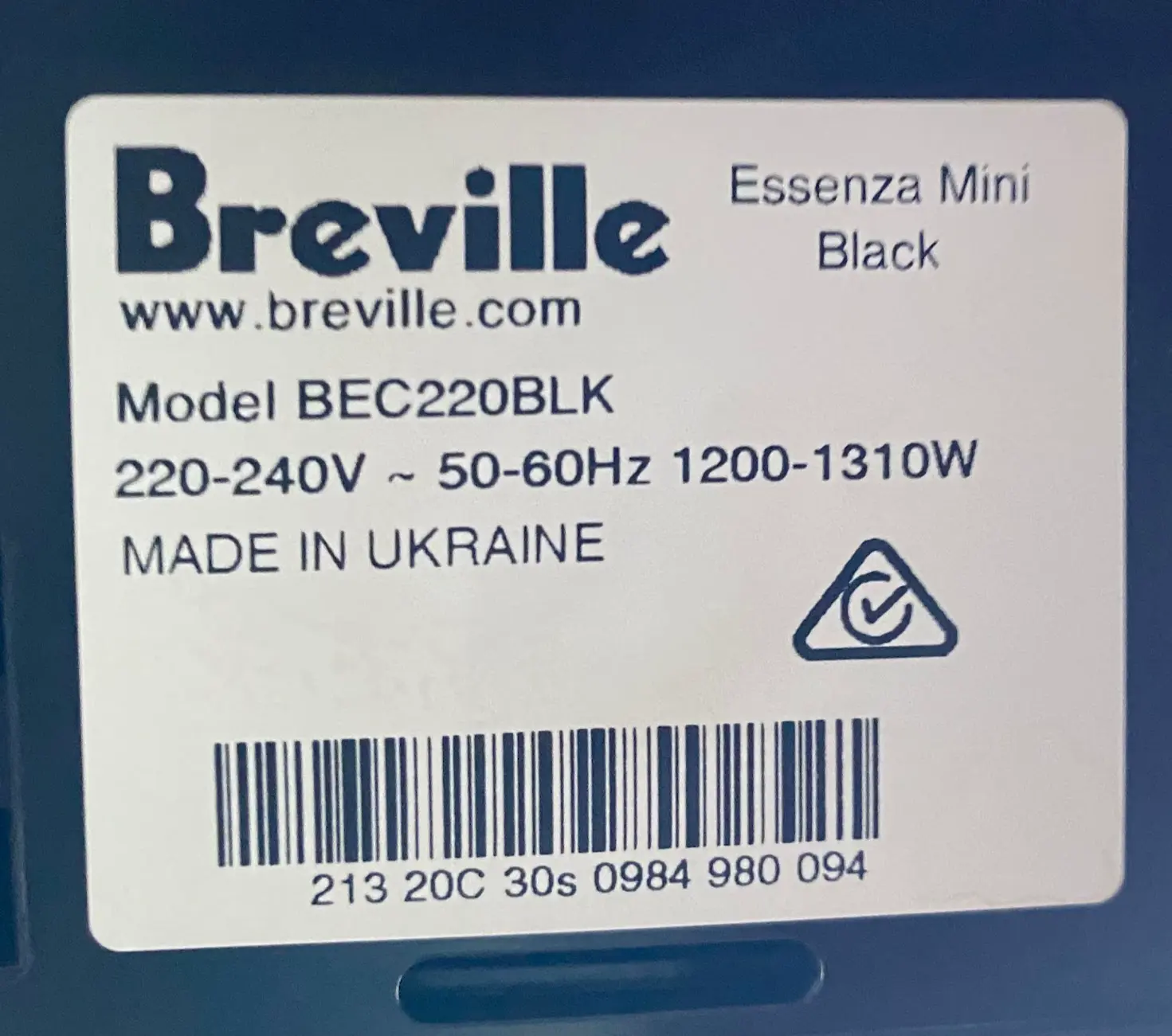 Breville Nespresso coffee maker tray for regular coffee mugs