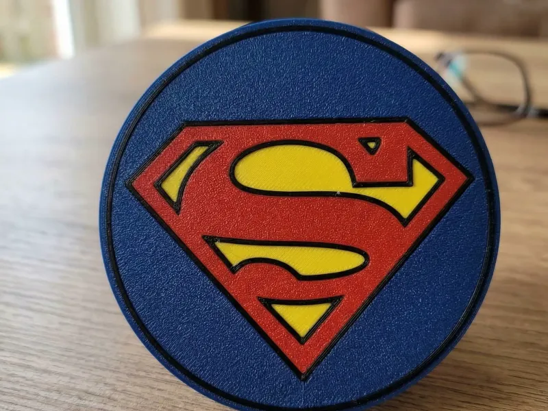 Superman Inspired Coaster