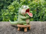 Melon-eating Lizard Ornament-1