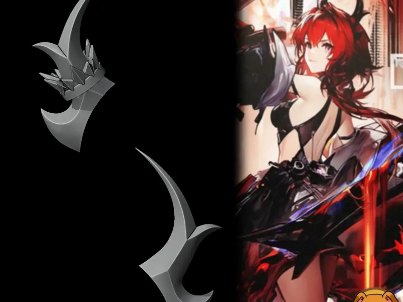 Laevatain - Horns - Arknights Endfield Cosplay Prop