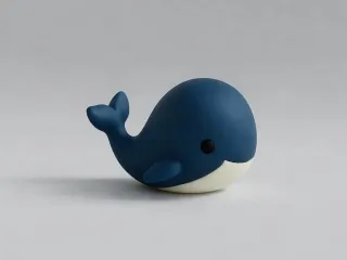 cute whale