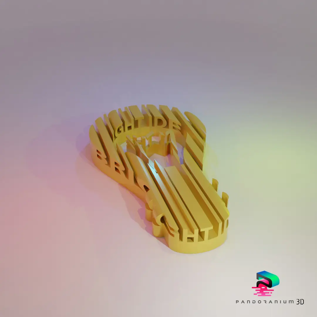 3D WORD SHAPE - BRIGHT IDEAS