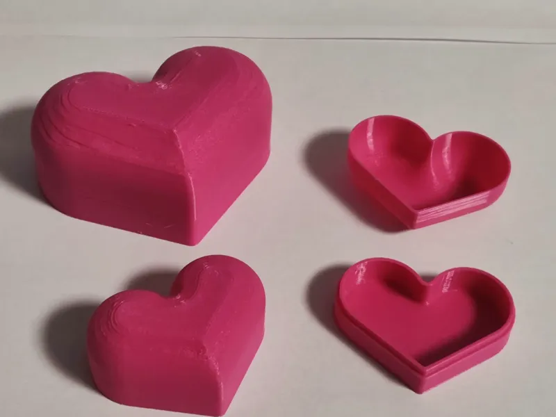 Domed Heart Gift Box | Puffy 3D Lid