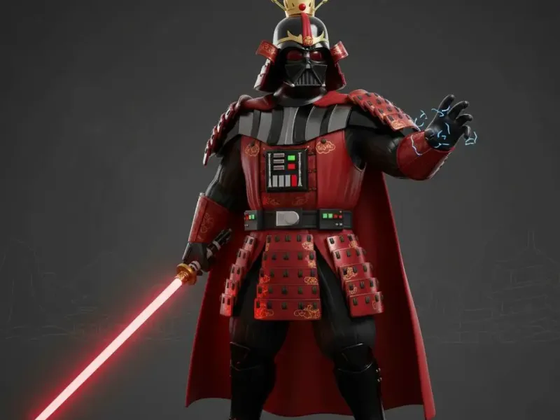 Darth Vader Custom Chinese figure 3d