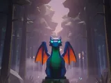Low Poly Dragon Statue-0