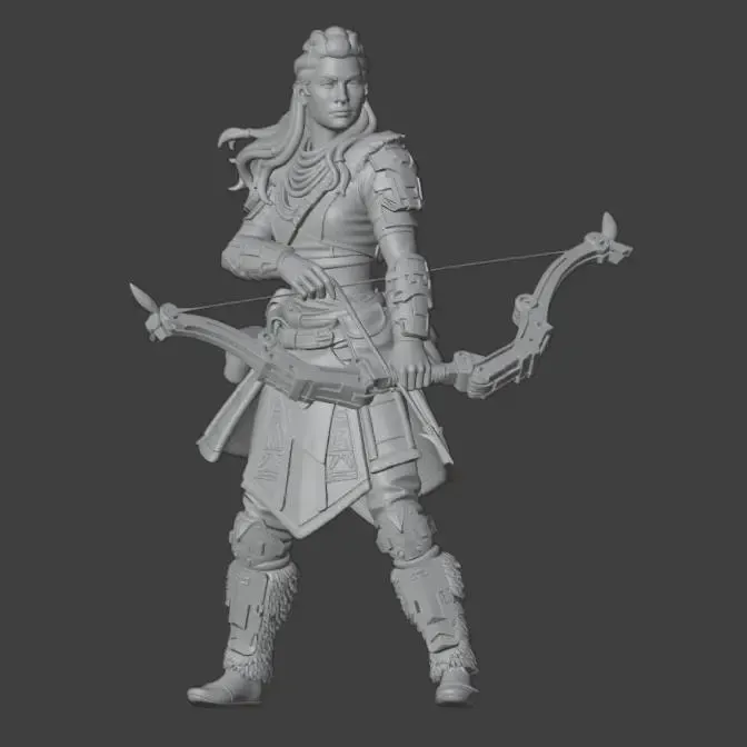 Aloy Character Design Horizon Zero Dawn Action Figure