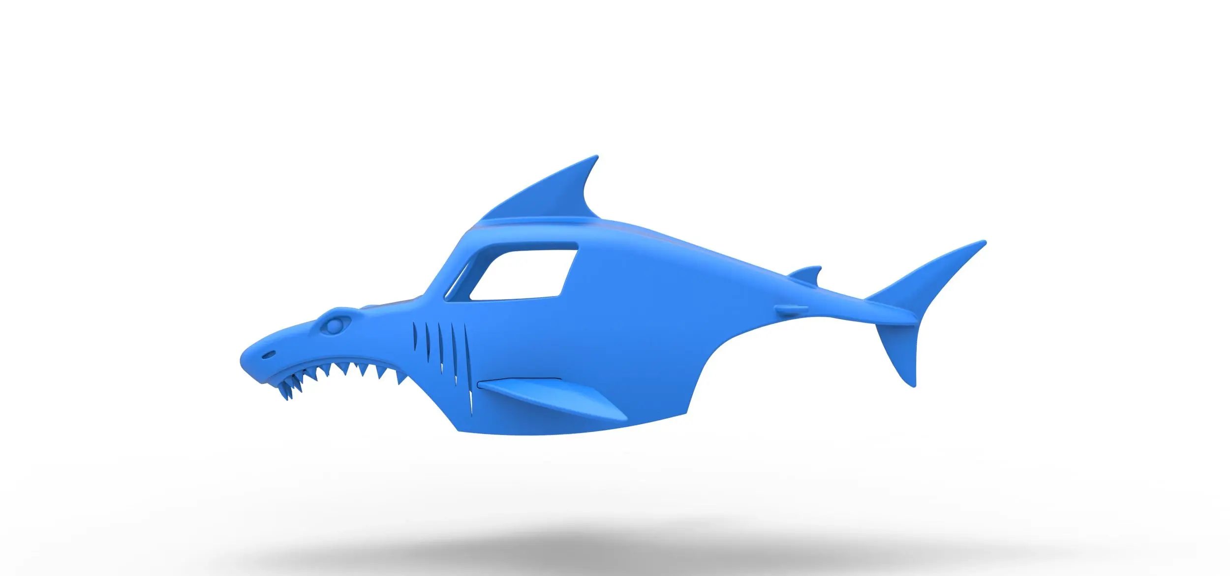Shark shell for monster truck Scale 1:25