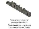 Michalene Keychain / Keyring-0