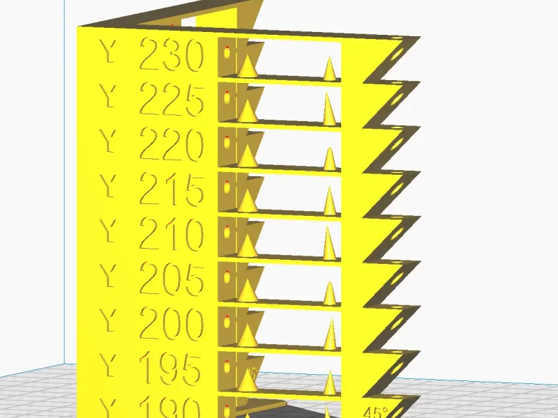 All-In-One Ghosting/Ringing Temperature Tower PLA 190-230 C