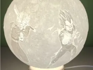 Lithophane Sphere of Dragon Ball