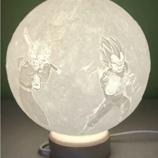 Sphère en lithophane Dragon Ball