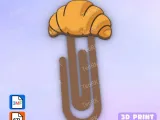 Paperclip croissant bread - bookmark-1