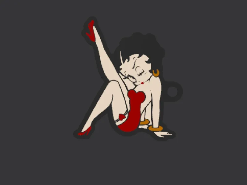 Keychain Betty Boop