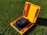 Folding Camp Table with Storage Compartments-5