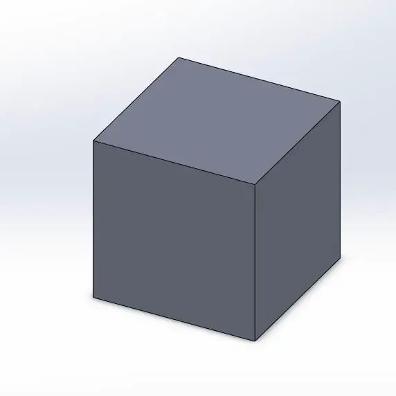 Test Cube 10x10x10 mm