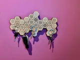 Honeycomb key holder-keychain-5