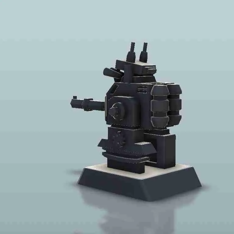 Gatling turret - miniatures warhammer 40k 40000 scifi scienc | 3D ...