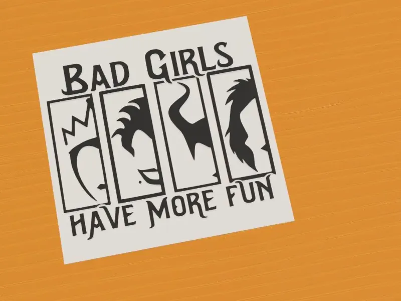 Bad Girls Have More Fun Villains