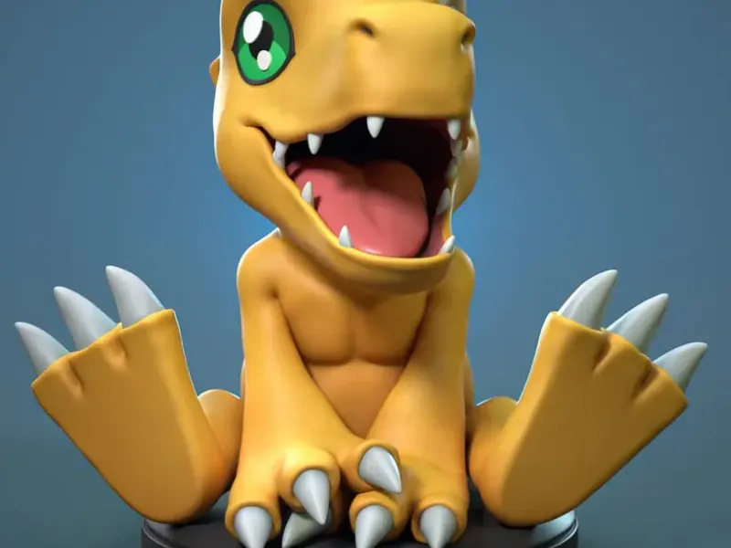 Agumon sin soportes 