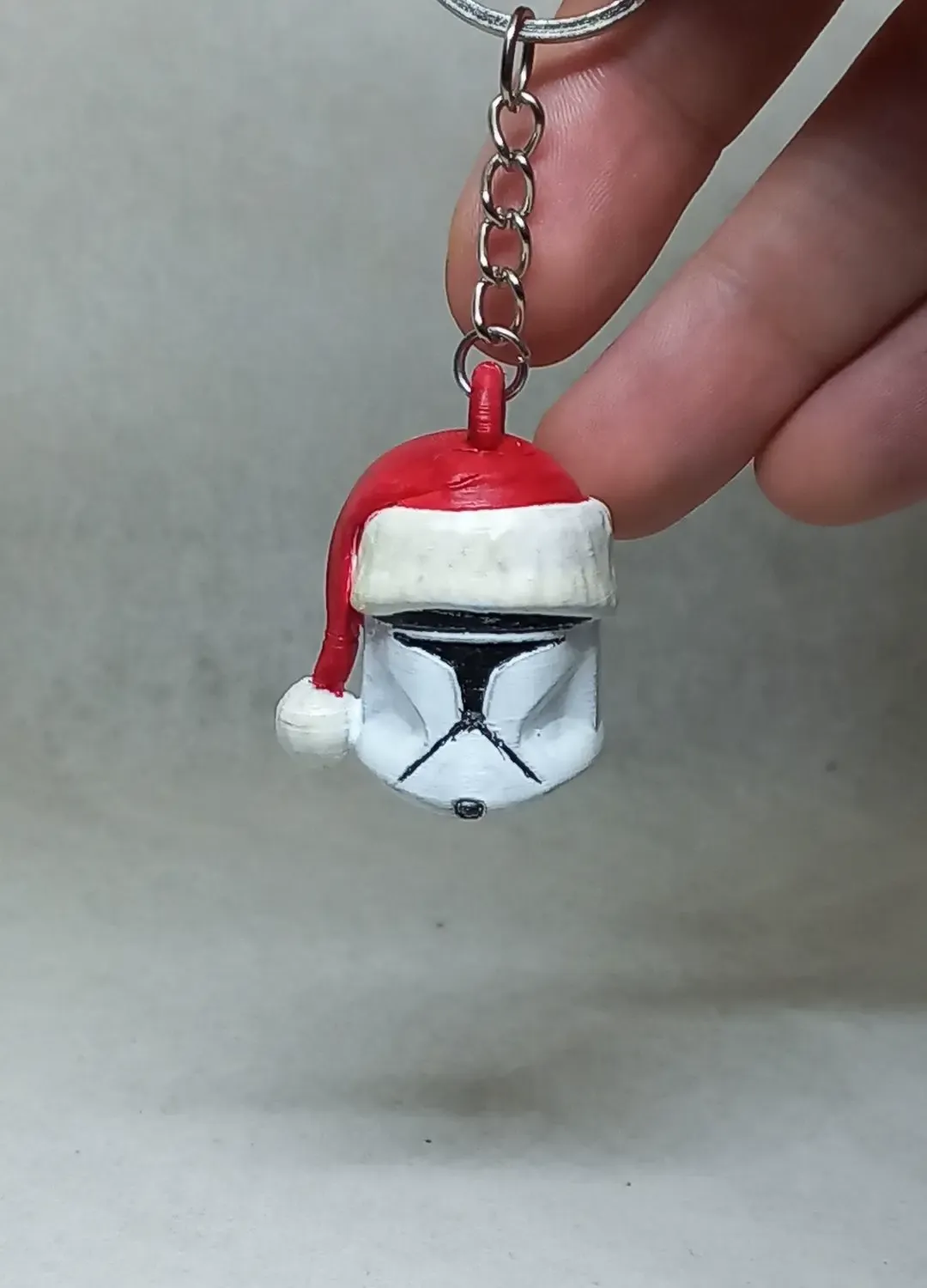 santa CloneTrooper keychain