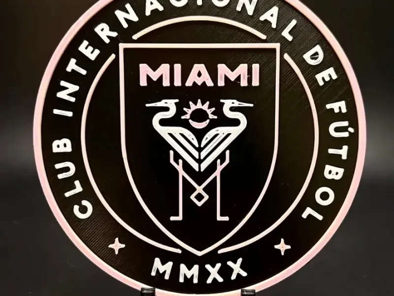 Inter Miami cf logo & keychain