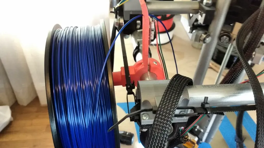 MPCNC-C (23,5 mm Rohr) Spulenhaken mit Filamentführung