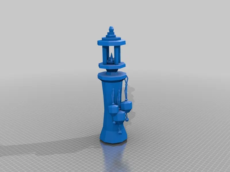torre faro primitiva - low poly