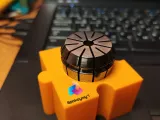 CNC Lathe Collet Stand, Puzzle Style.-4