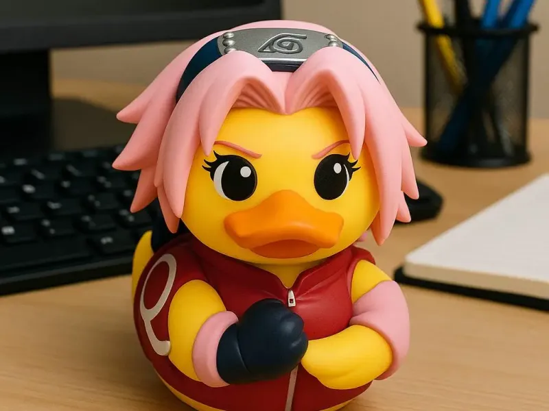 Papera di gomma -  Haruno Sakura Naruto- stampa 3d
