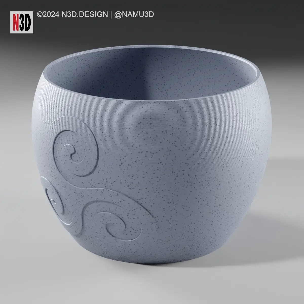 PLANTER 2048C - TRISKELION PLANTER