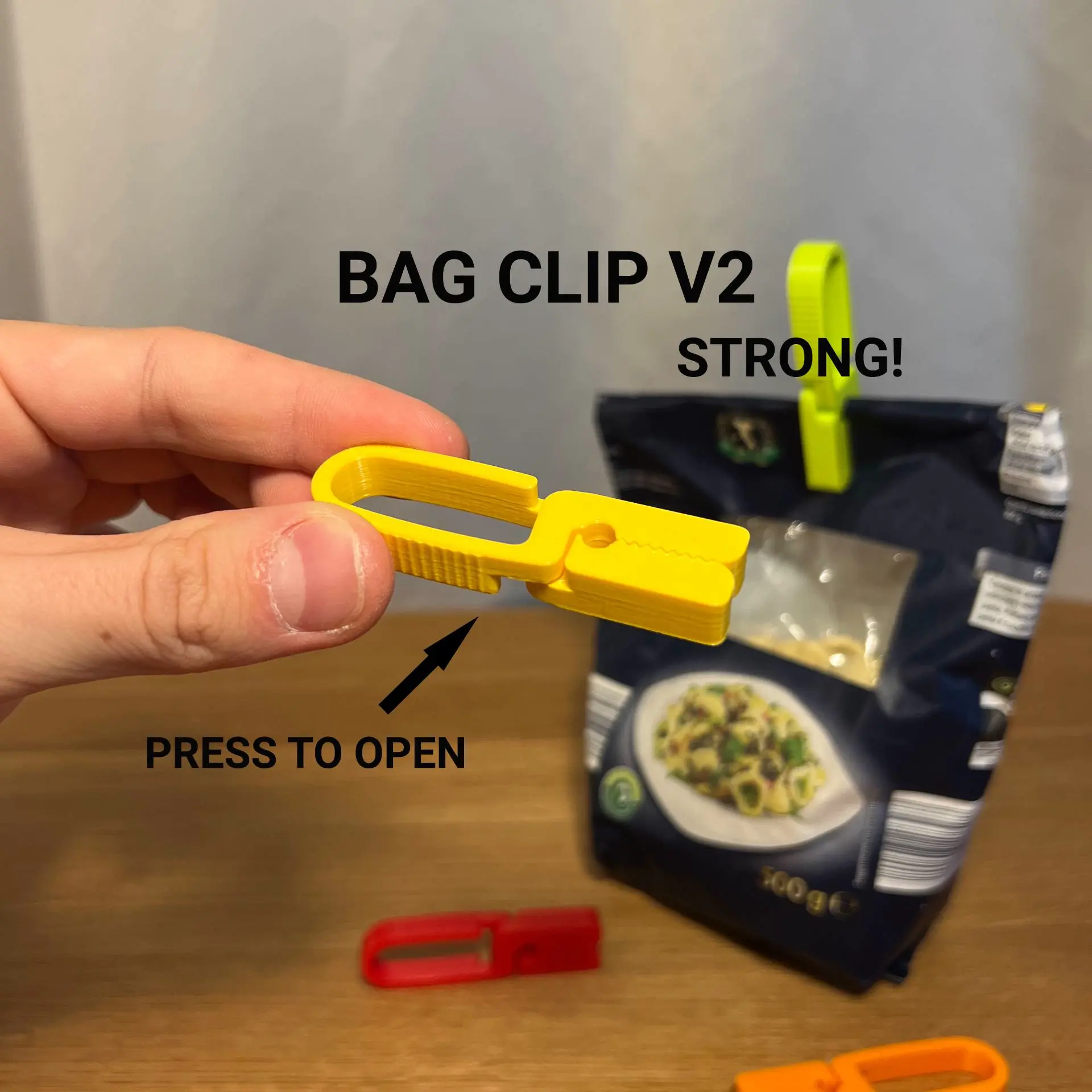 3D Printer Files | 3MF File | Bag Clip V2 | Creality Cloud