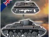 Valentine Mark Mk. VIIA infantry tank - miniatures ww2 vehic-1