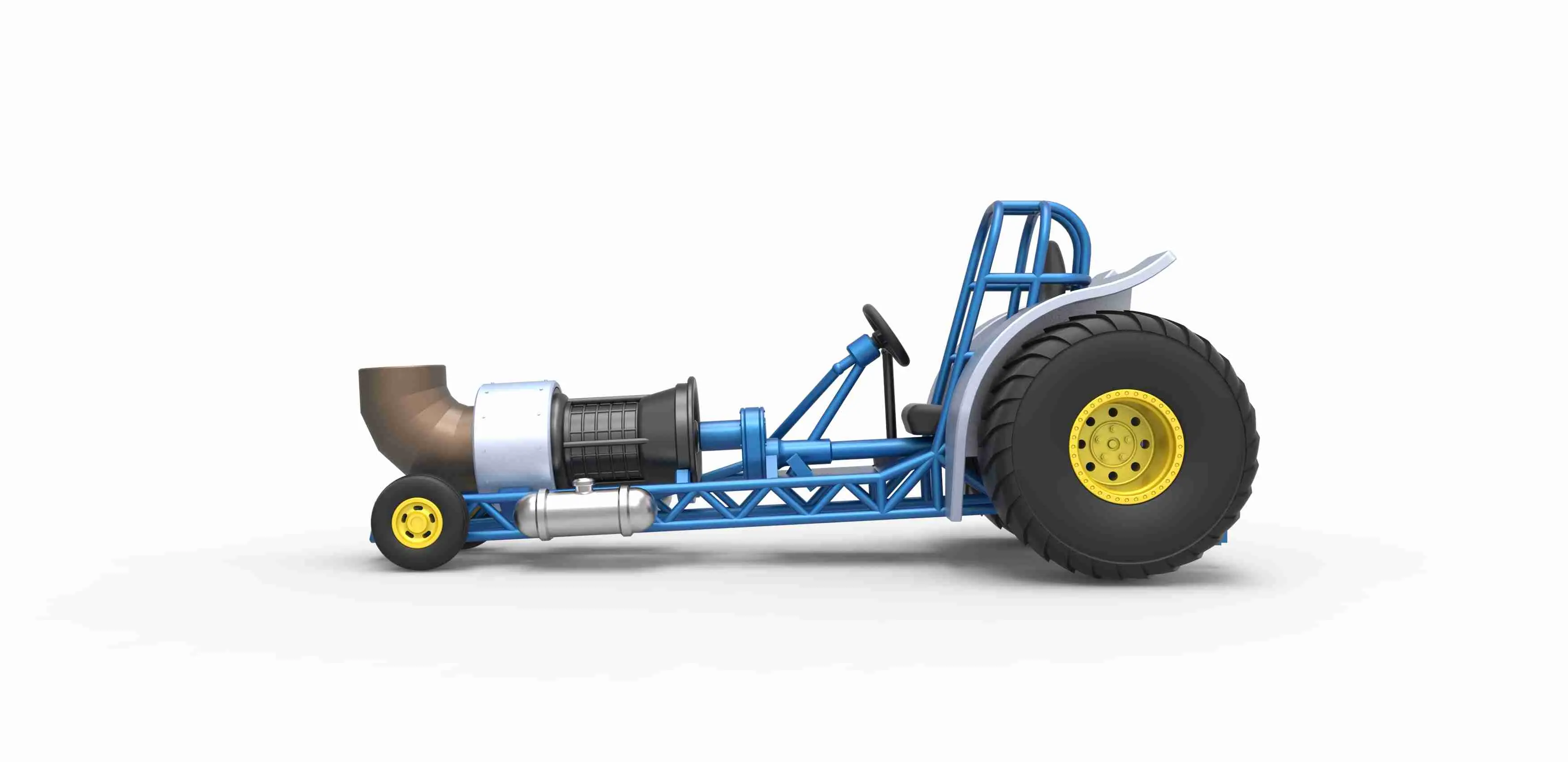 Mini trekker met straalmotor V2 Schaal 1:25