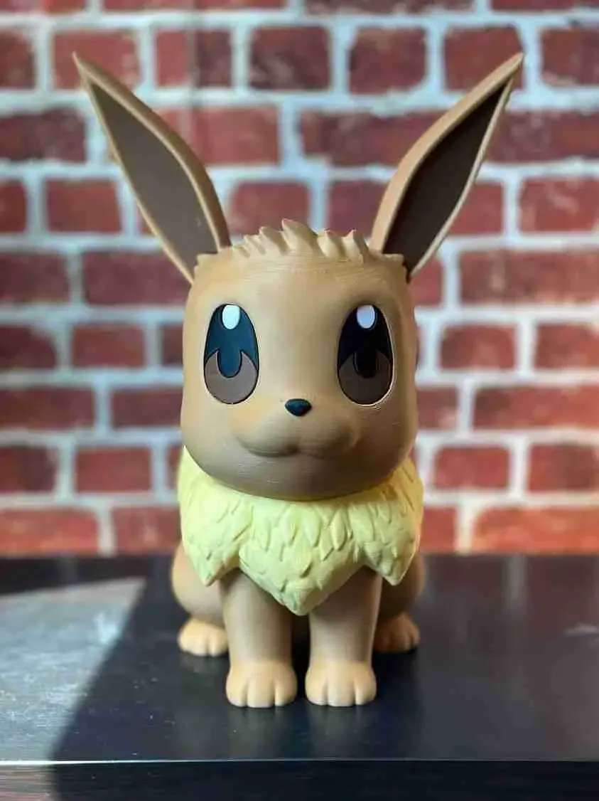 EEVEE DIVIDED IN COLORS