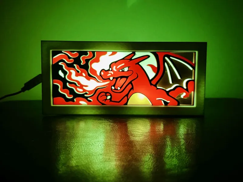 Charizard - LED Lightbox - NO AMS NEEDED