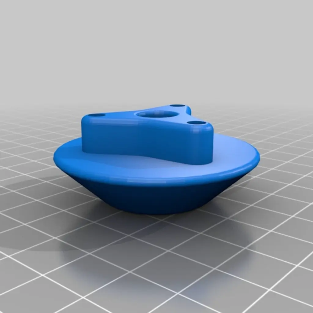Portabobinas para Prusa i3 con marco de 6mm (sin rodamientos)