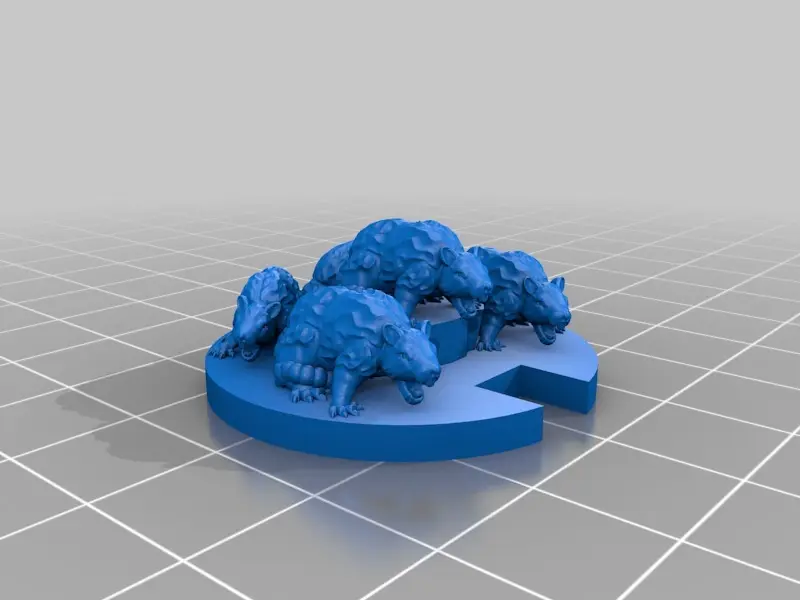 Mindthief Rat Swarm for Gloomhaven