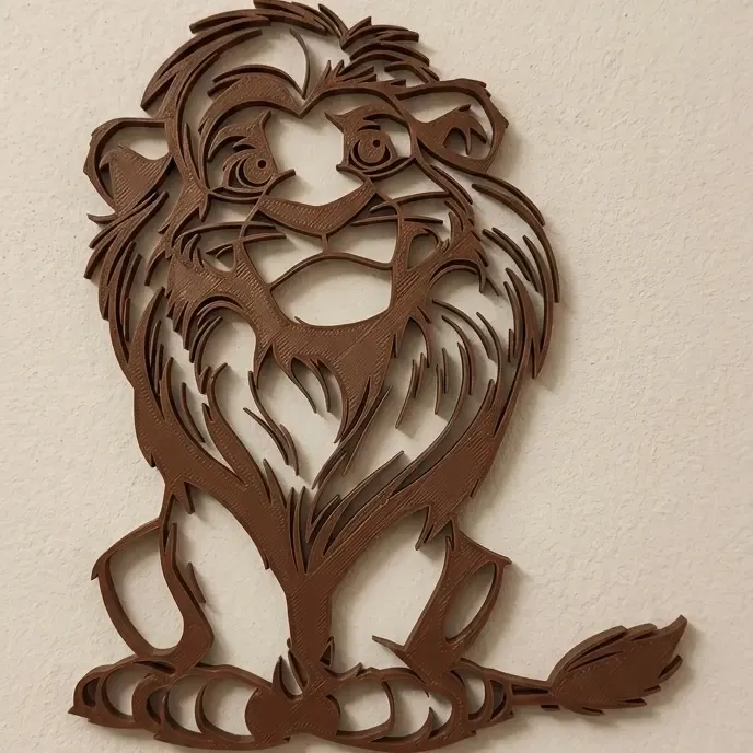 decoración pared Simba rey leon