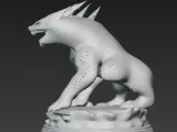 Savage Cerberus – Three Headed Hellhound Statue-3