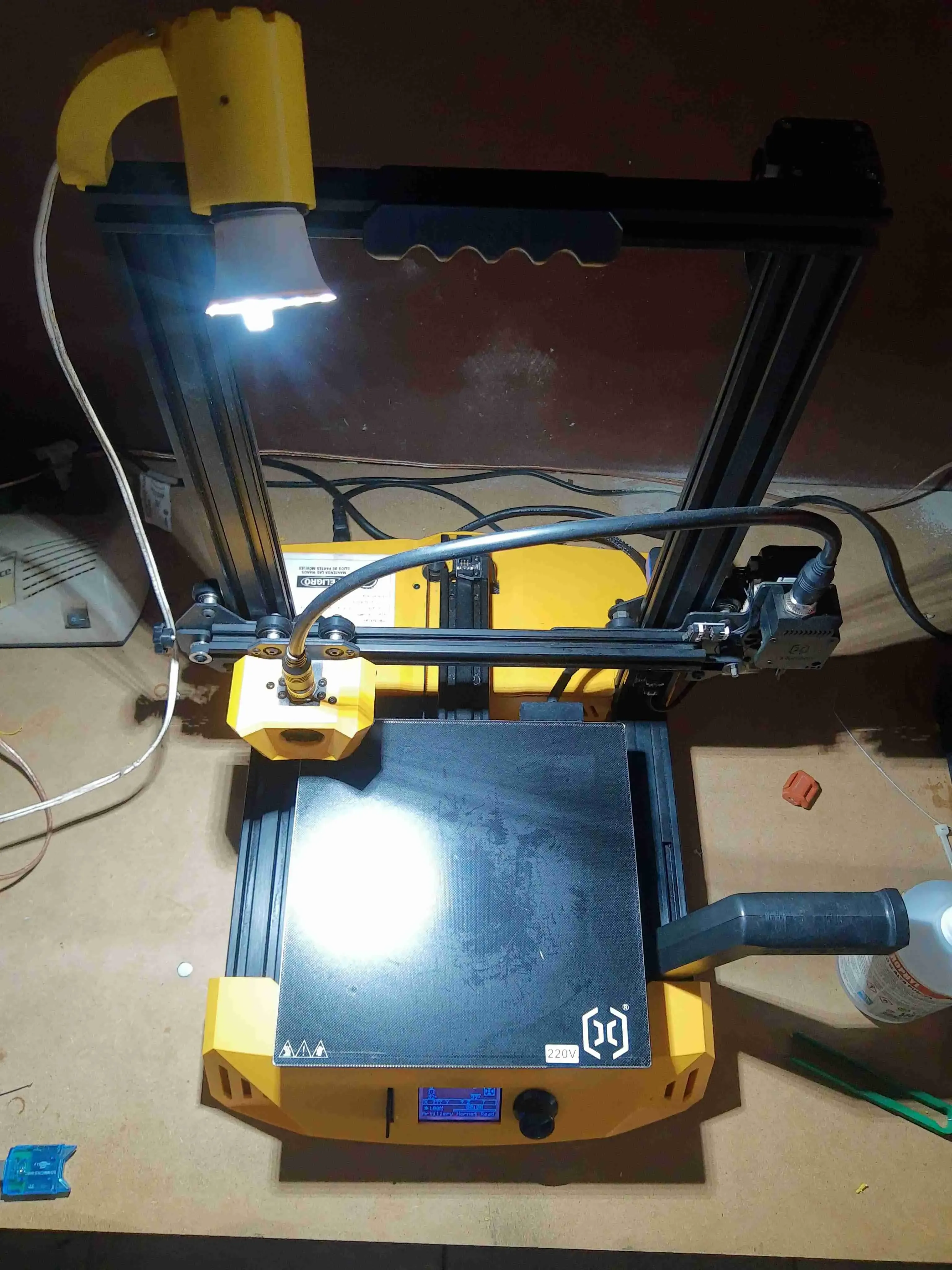 Printer Lamp Holder E27  (20x20 profile)- Porta lampara E27
