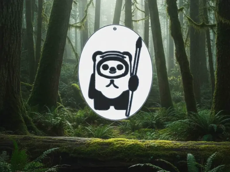 Ewok sleutelhanger