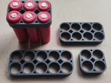 18650 Double Row Holder Set | Wire Channels (4-12 Cells)-0