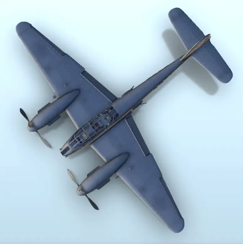 Messerschmitt Me 410 Hornisse - WW2 Terrain plane aircraft